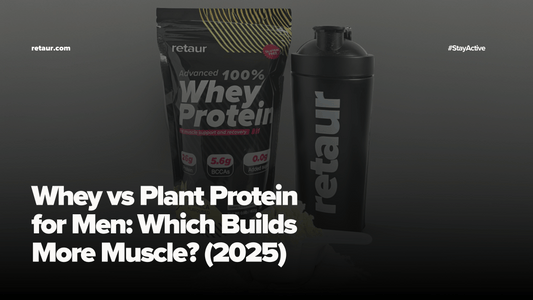 Whey vs Plant Protein for Men: Which Builds More Muscle? (2025)