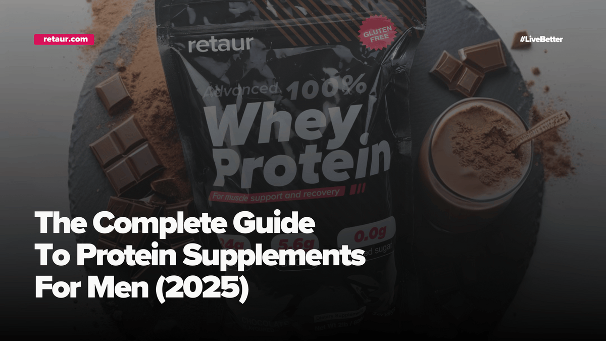 The Complete Guide to Protein Supplements for Men (2025) – Retaur Store