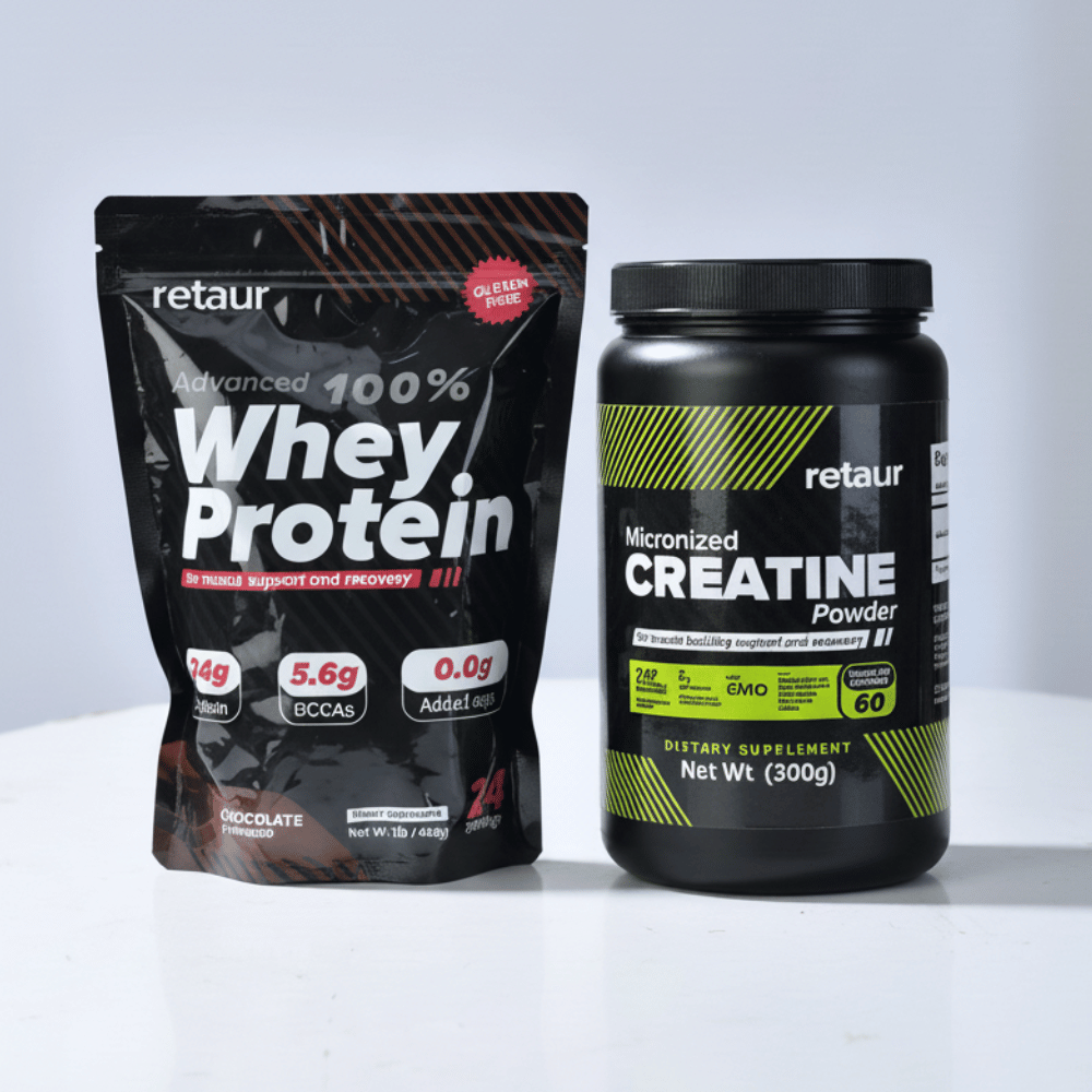 whey protein + creatine