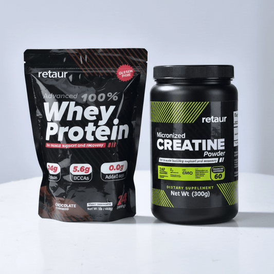 whey protein + creatine