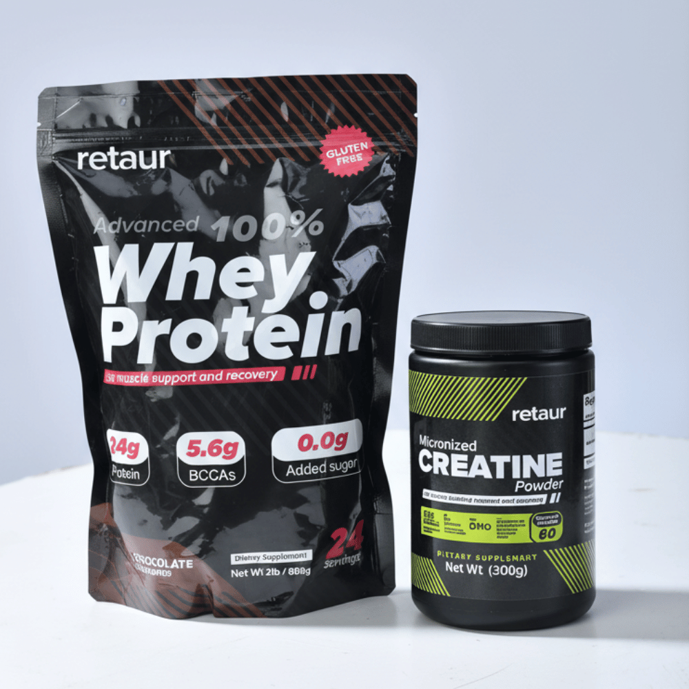 whey protein + creatine