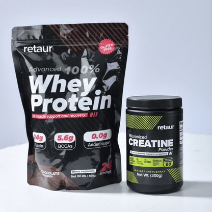 whey protein + creatine