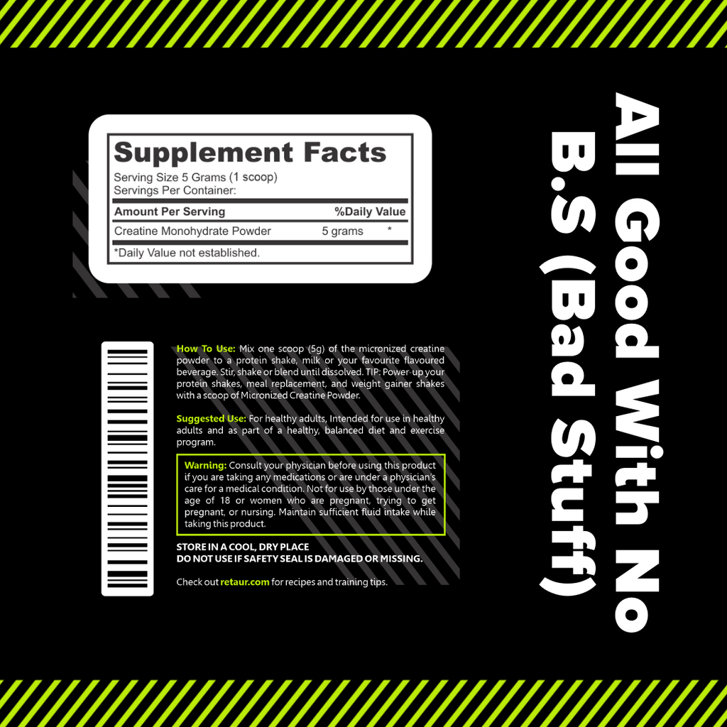 Retaur Micronized Creatine Powder